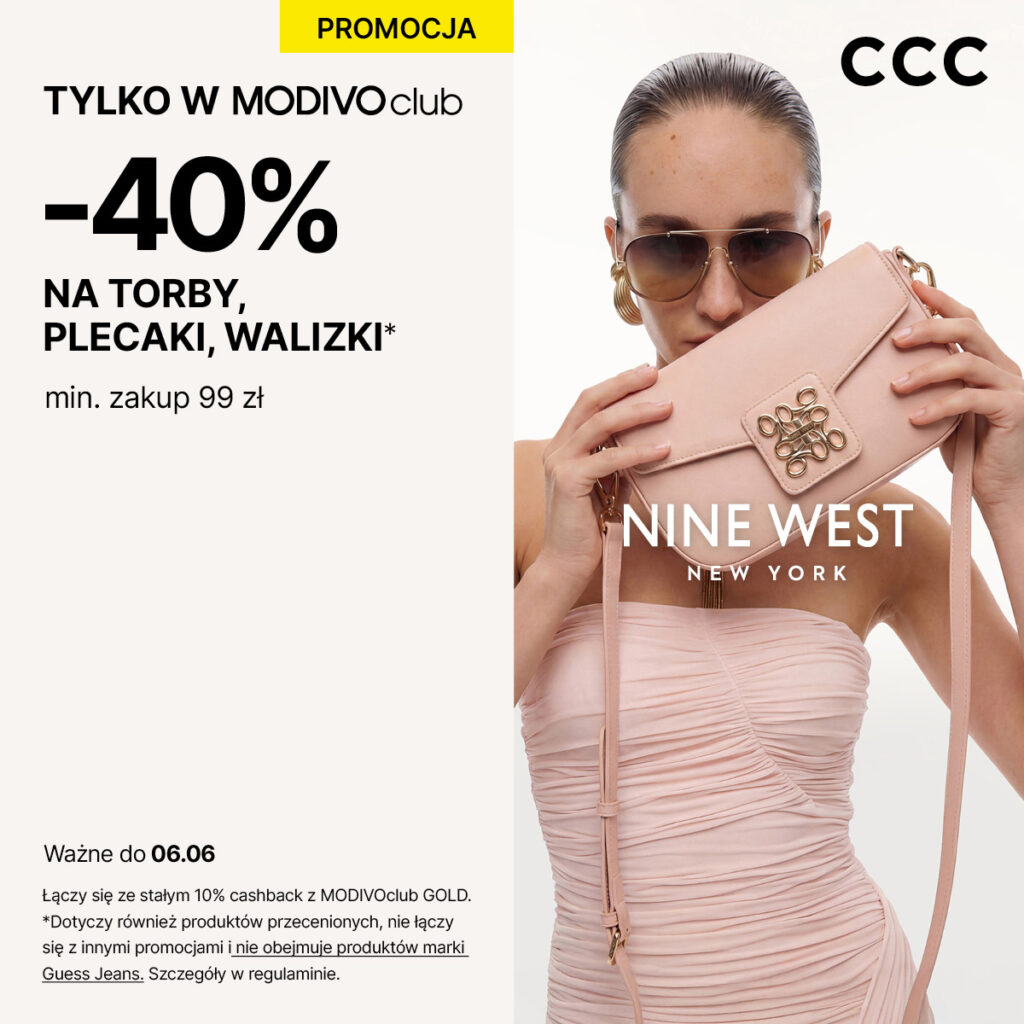 CCC: torby, plecaki i walizki -40% w MODIVOclub