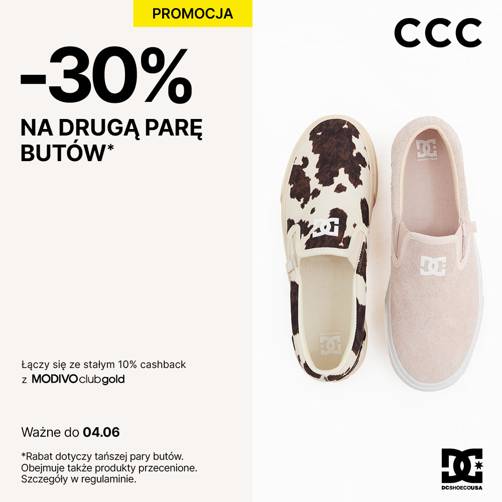 CCC: -30% na drugą parę butów!