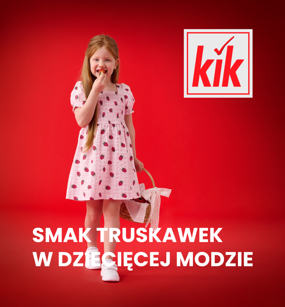 KIK: smak truskawek w dziecięcej modzie