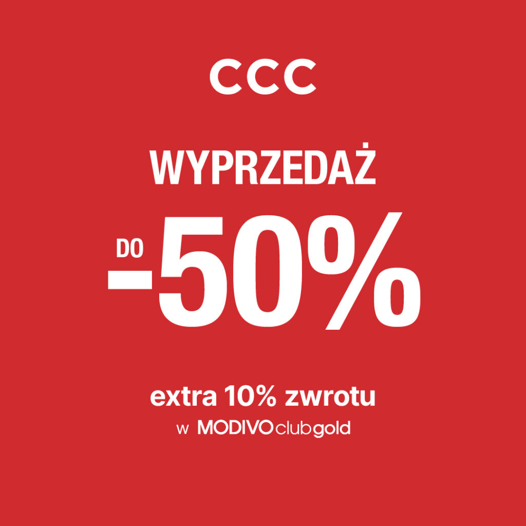 CCC: ruszyła wyprzedaż! Tysiące produktów aż do -50%!