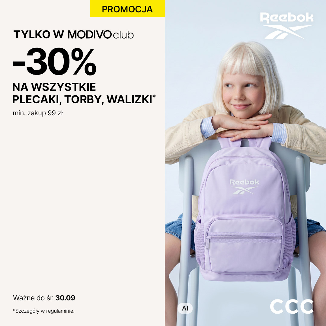 CCC: -30% na wszystkie plecaki, torby i walizki z MODIVOclub!