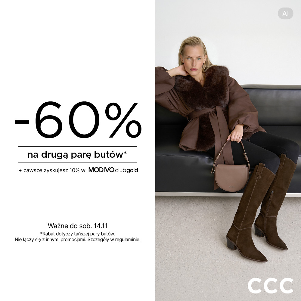 CCC: druga para butów -60%