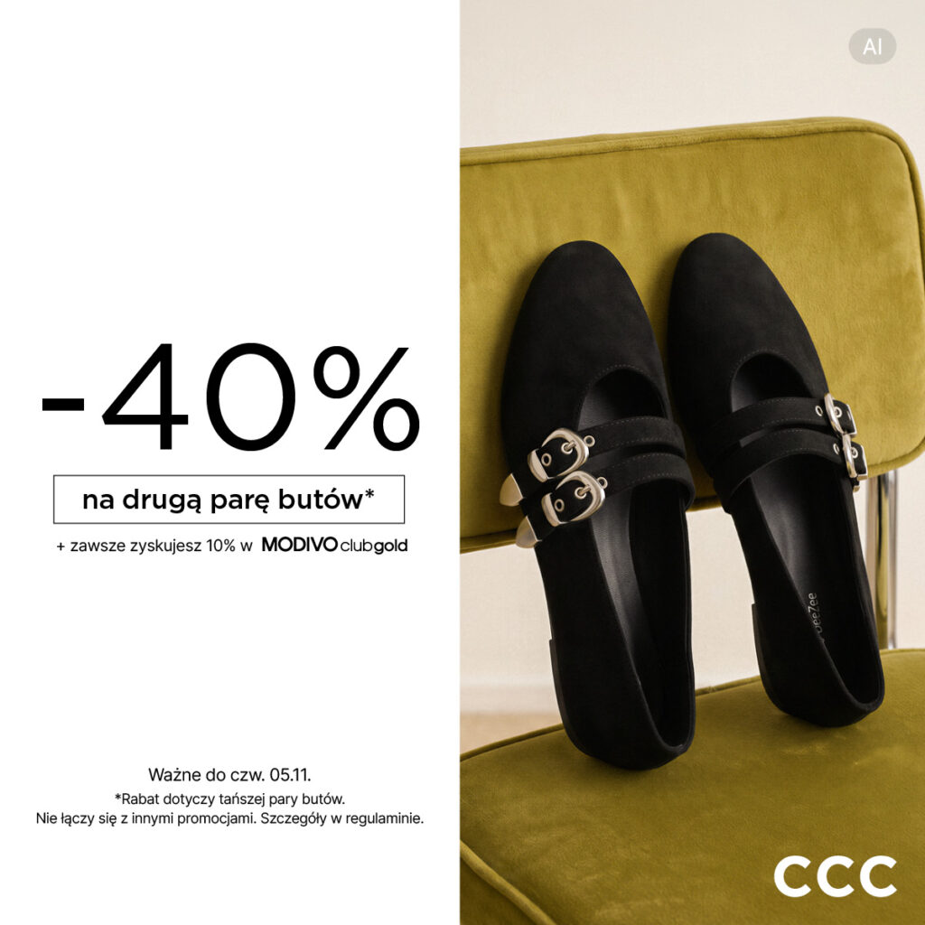 CCC: druga para butów -40%