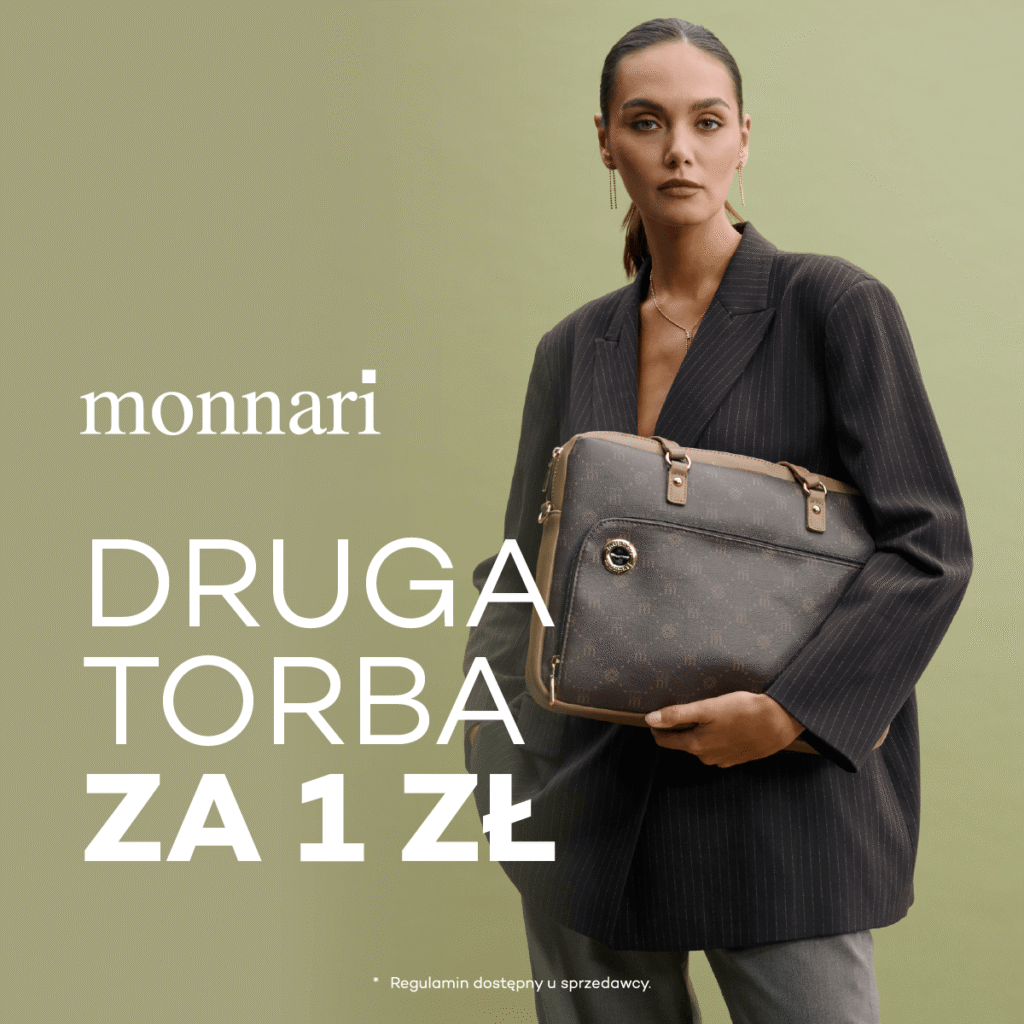 MONNARI: druga torba za 1 zł