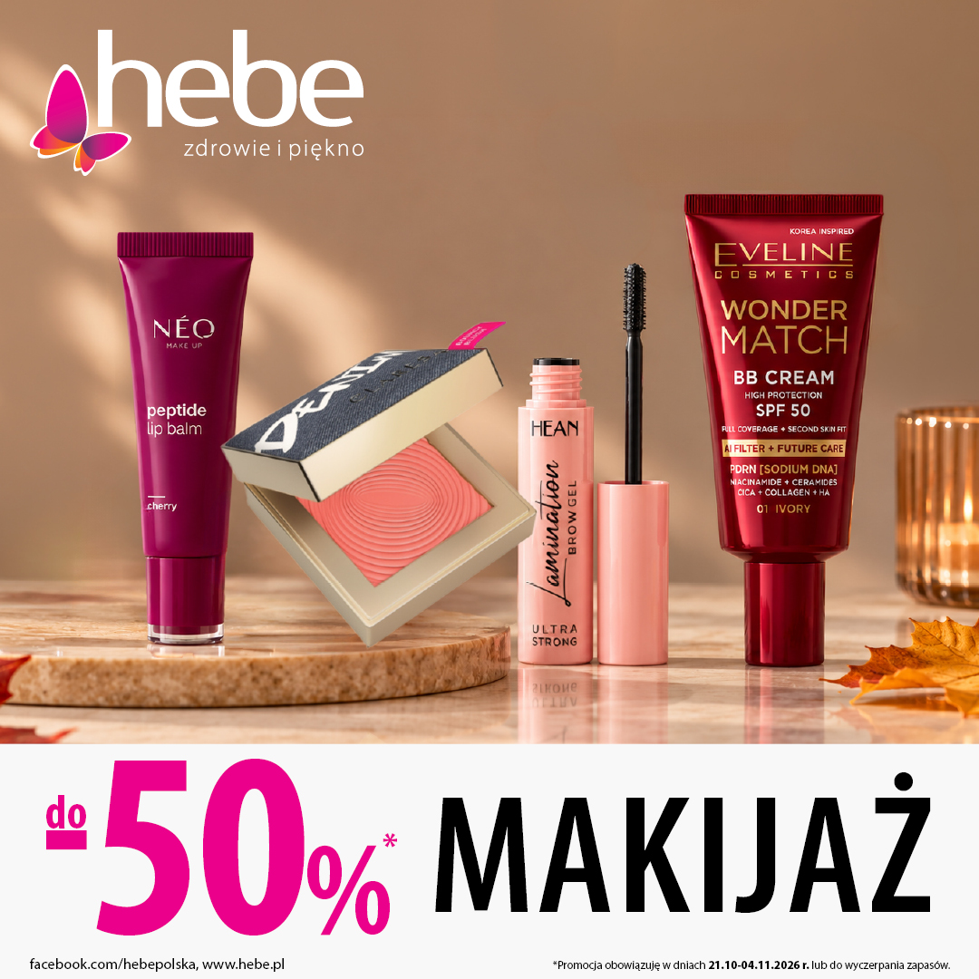 HEBE: makijaż do -50%